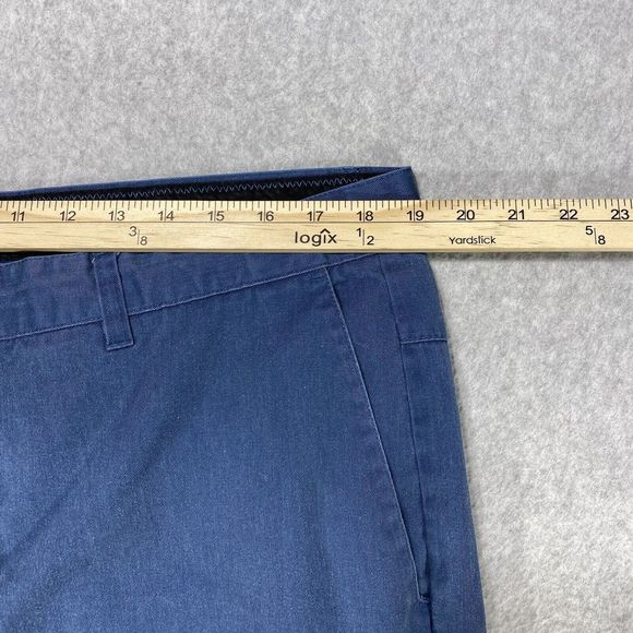 Volcom Pants Mens Size 38x31 Blue Chino Golf Casual Workwear - Picture 3 of 16